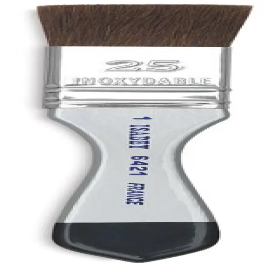 Isabey Squirrel Brush - Flat Wash, Short Handle, 1" {2}
