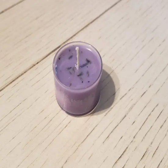 Lavender Island All Natural Soy Wax Tealights 6 Count Hand Poured with Fragrant/Essential Oils and Dried Lavender {3}