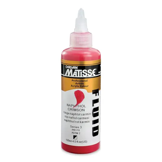 Matisse Fluid Acrylic - Naphthol Crimson, 135 ml {1}
