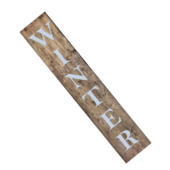 60-Inch Winter Tall Wall Stencil | 3806L by Designer Stencils | Word & Phrase Stencils | Reusable Art Craft Stencils for Painting on Walls, Canvas, Wood | Reusable Plastic Paint Stencil for Home Makeover | Easy to Use & Clean Art Stencil {1}