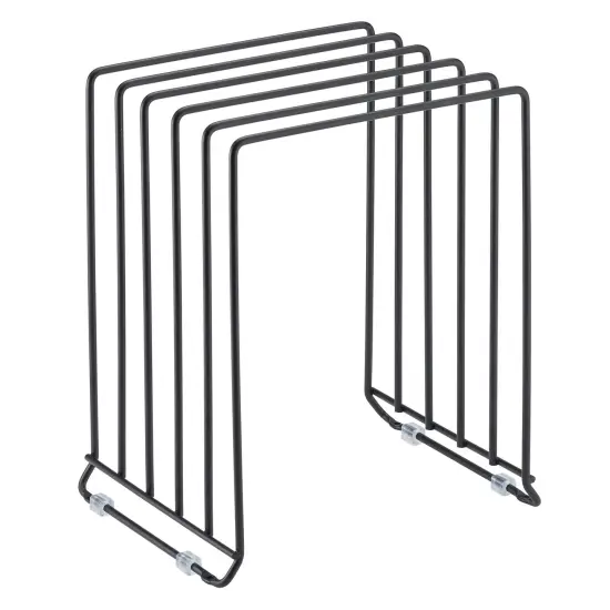 mDesign Metal Wire Pot/Pan Organizer Rack for Kitchen, 5 Slots {5}