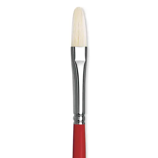 Da Vinci Maestro 2 Hog Bristle Brush - Filbert, Long Handle, Size 5 {1}