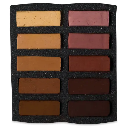 Art Spectrum Extra Soft Square Pastels - Australian Earths, Set of 10 {2}