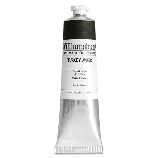 Williamsburg Handmade Oil Paints - Turkey Umber, 150 ml tube {1}