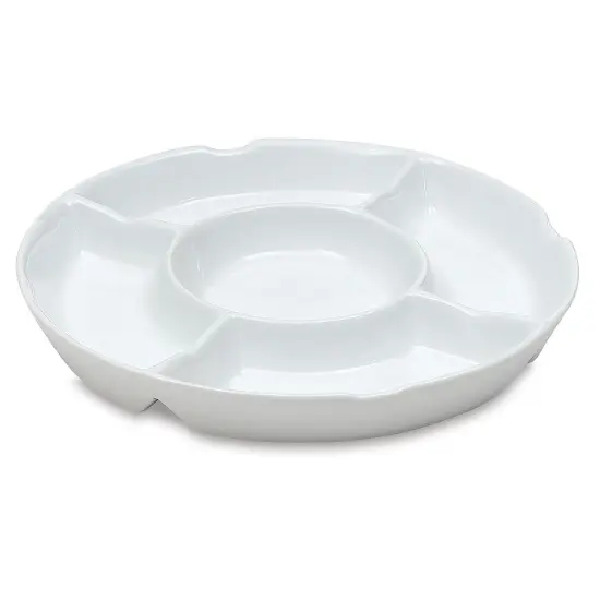 Richeson Round Palette - 1-1/4" x 7-1/4", With 5 Wells {2}