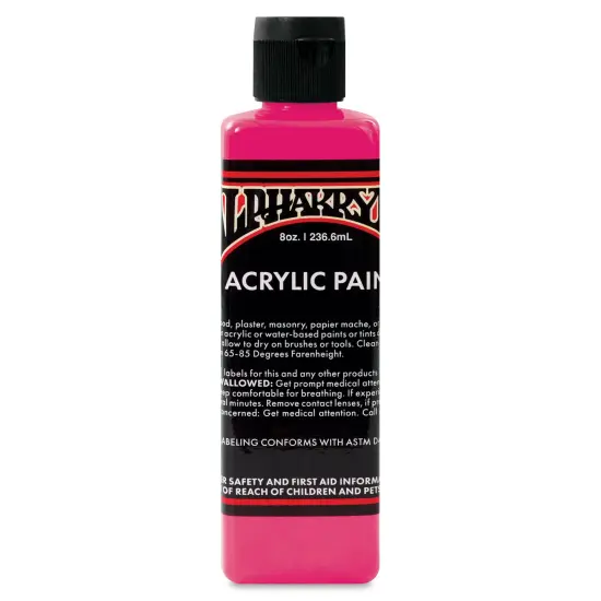Alpha6 Alphakrylic Acrylic Paint - Electroshock Pink, 8 oz {1}