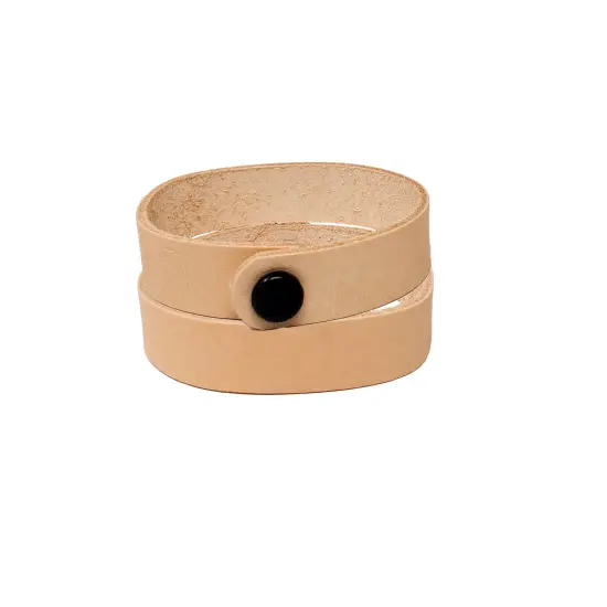 5/8 Inch Natural Leather Bracelets Blank 10 Pack &ndash; DIY for Stamping, Tooling, Painting, Engraving, Burning & Decorating {6}