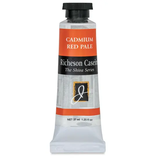 Richeson Casein Paint the Shiva Series - Cadmium Red Pale, 37 ml Tube {1}