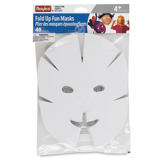 Roylco Fold Up Fun Masks - Classroom Pack of 40 {1}