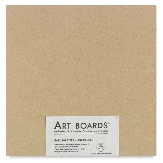 Art Boards Natural Fiber Painting Panel - 12" x 12" x 3/8", Uncradled {2}