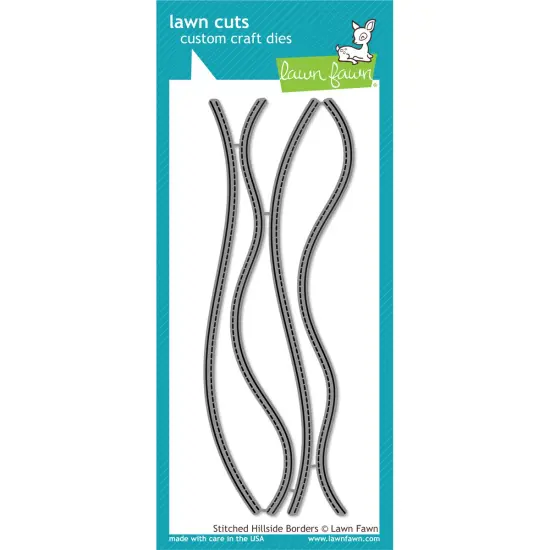 Lawn Cuts Custom Craft Border Die-Stitched Hillside, 6" {2}