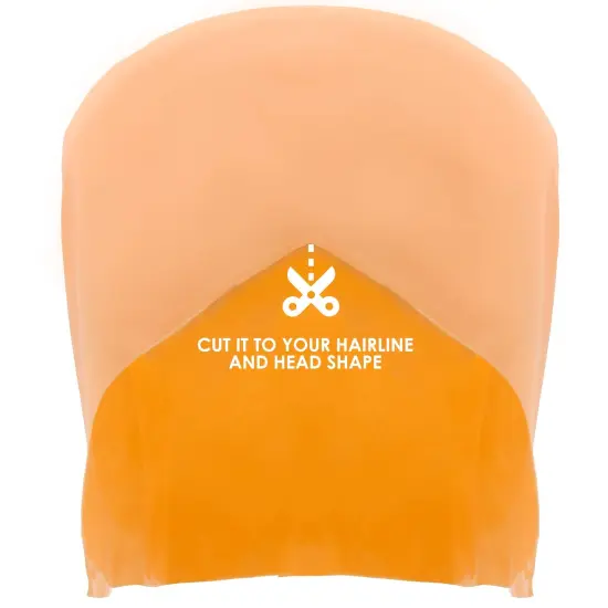 Costume Latex Bald Cap - Fake Head Skin Costume Accessories Bald Hat for Adults and Kids {2}