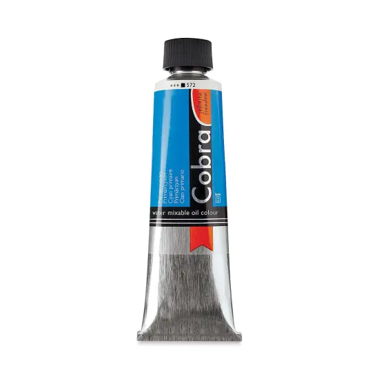 Cobra Artist Water Mixable Oil Paint - Primary Cyan, 150 ml tube {1}