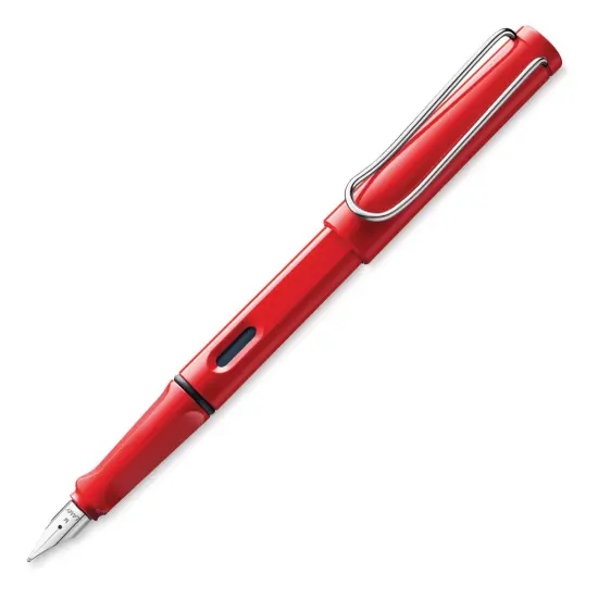Lamy Safari Fountain Pen - Red, Extra-Fine Nib {1}