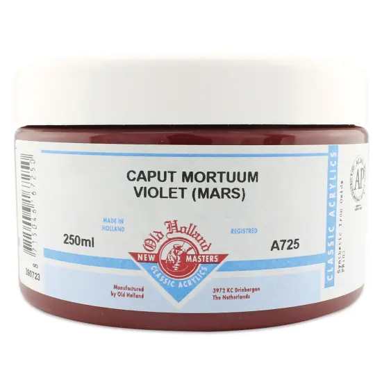 Old Holland New Masters Classic Acrylics - Caput Mortuum Violet (Mars), 250 ml jar {1}