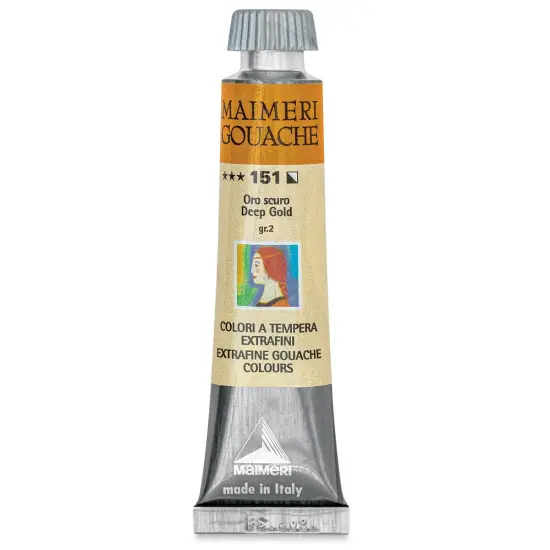 Maimeri Artist Gouache - Deep Gold, 20 ml tube {1}