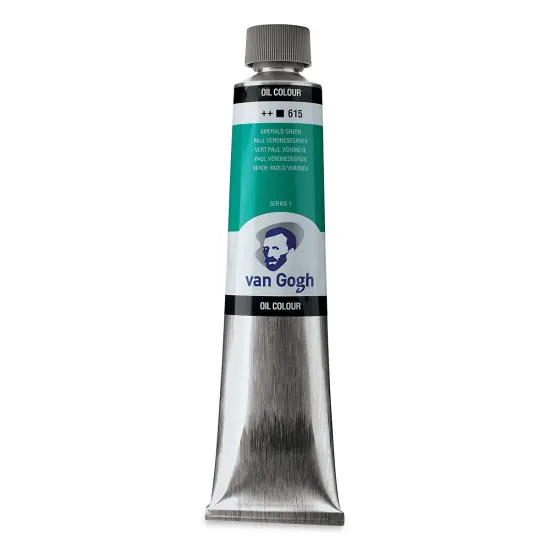 Van Gogh Oil Paint- Emerald Green, 200 ml tube {1}