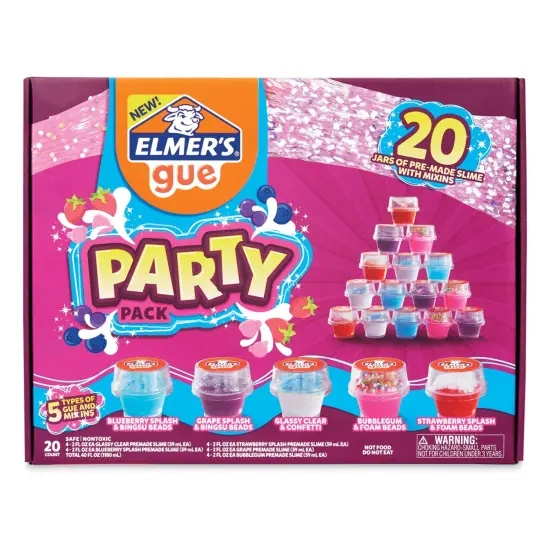 Elmer's Gue Premade Slime - Party Pack, 2 oz {1}
