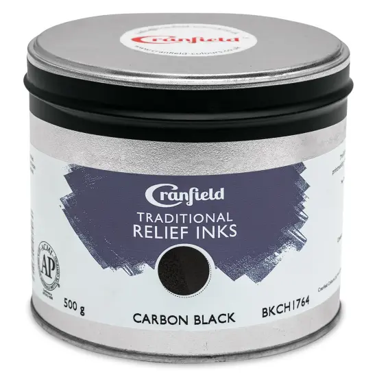 Cranfield Traditional Relief Ink - Carbon Black, 500 g {1}