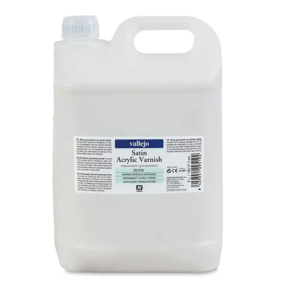 Vallejo Permanent Acrylic Varnish - Satin, 5 Liter {2}