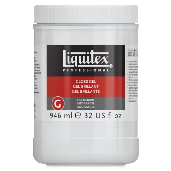 Liquitex Medium - Gel Medium, Gloss, 32 oz jar {2}