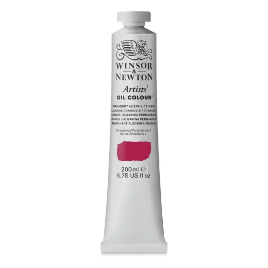 Winsor & Newton Artists' Oil Color - Permanent Alizarin Crimson Hue, 200 ml, tube {1}