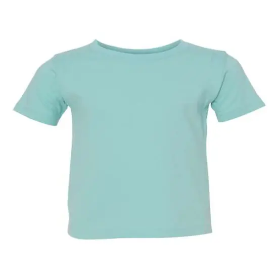 Rabbit Skins&reg; Crewneck Short Sleeve Toddler Fine Jersey Tee Chill {1}