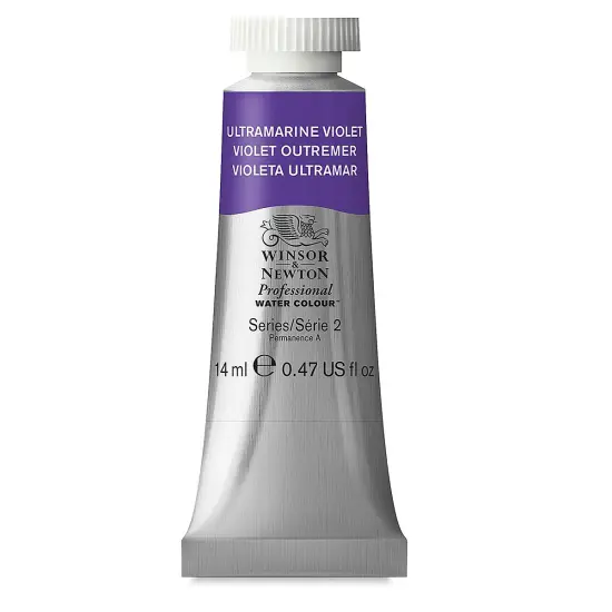 Winsor & Newton Professional Watercolor - Ultramarine Violet, 14 ml Tube {2}