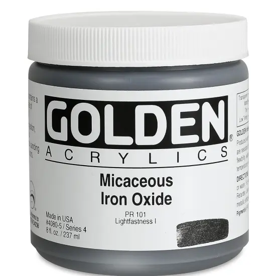 Golden Special Iridescent Acrylics - Micaceous Iron Oxide, 8 oz {2}