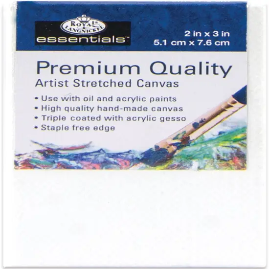 Royal Langnickel essentials(TM) Premium Stretched Canvas-2"x3" {1}
