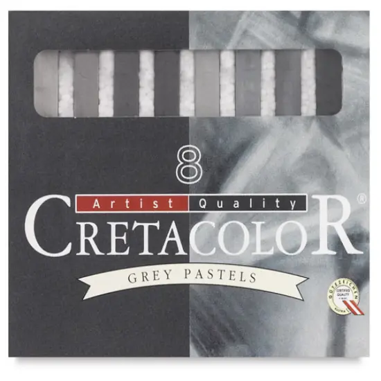 Cretacolor Pastel Carre Hard Pastel Set - Set of 8, Grays {2}