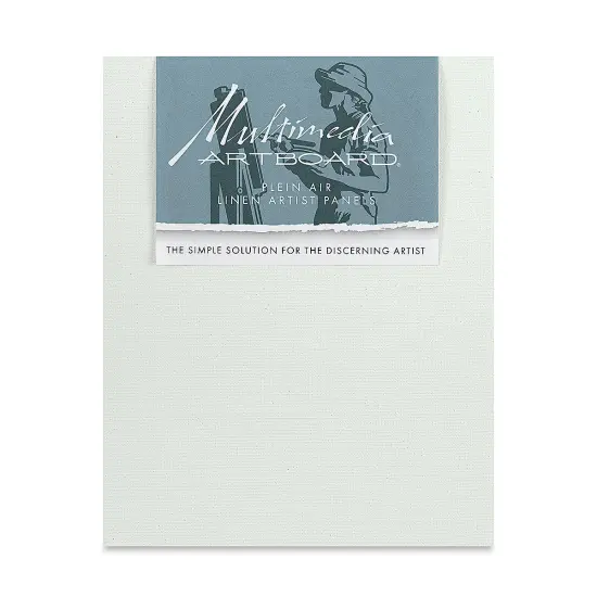 Multimedia Artboard Plein Air Claessens Linen Artist Panel - 8" x 10", 15 DP, Set of 3 {1}