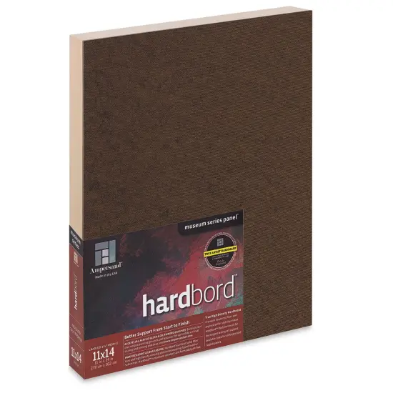 Ampersand Hardbord Panel - 11" x 14", 1-1/2" Cradled {1}