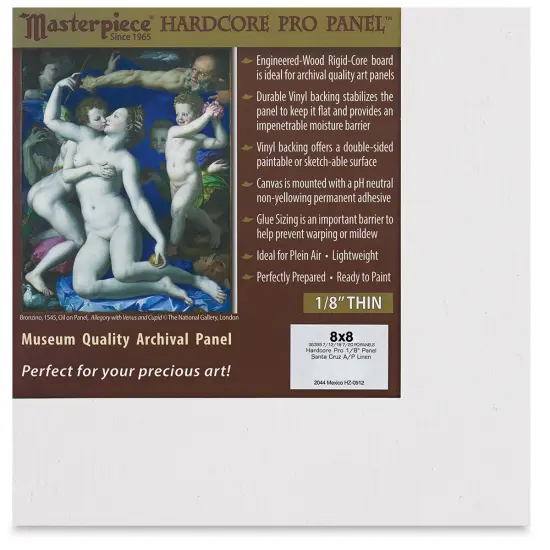 Masterpiece Santa Cruz Hardcore Pro Canvas Panel - 8" x 8" {1}