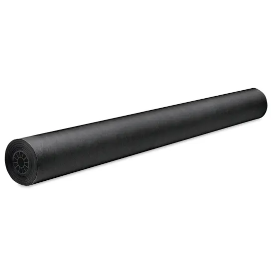 Rainbow Duo-Finish Economy Kraft Paper - 48" x 200 ft, Black {1}