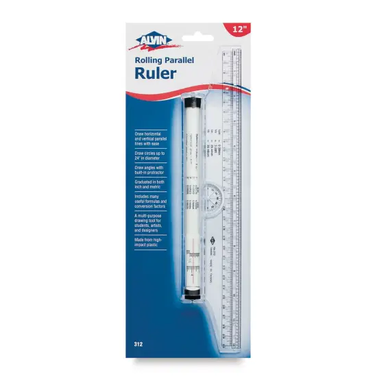 Alvin Rolling Parallel Ruler - 12" {2}