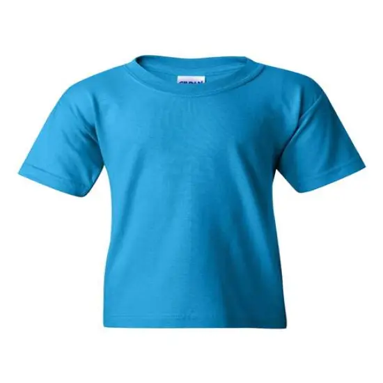 Gildan&reg; Heavy Cotton Youth Crewneck Short Sleeve T-Shirt - 5000B Sapphire {1}