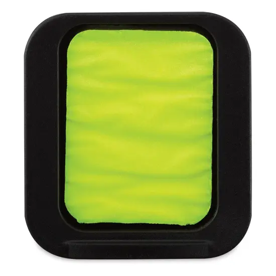 Finetec Premium Watercolor Pan - Neon Yellow Afterglow {1}