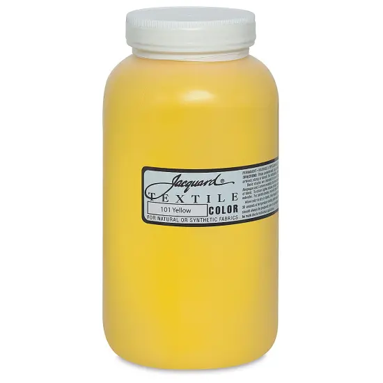 Jacquard Textile Color - Yellow, 32 oz jar {2}