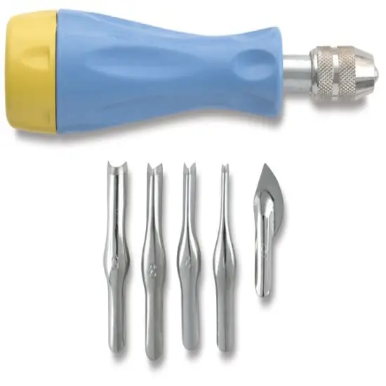 Inovart Quick Release Cutter Handle with 5 Blades {2}