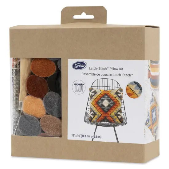 Loran Latch-Stitch Pillow Kits - Kilim, 16" x 16" {1}