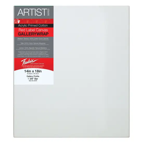 Fredrix Profile Cotton Canvas - 14" x 18", Gallerywrap {2}