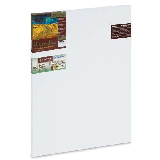 Masterpiece Vincent Pro Sausalito Cotton Canvas - 18" x 24", Acrylic Primed {1}