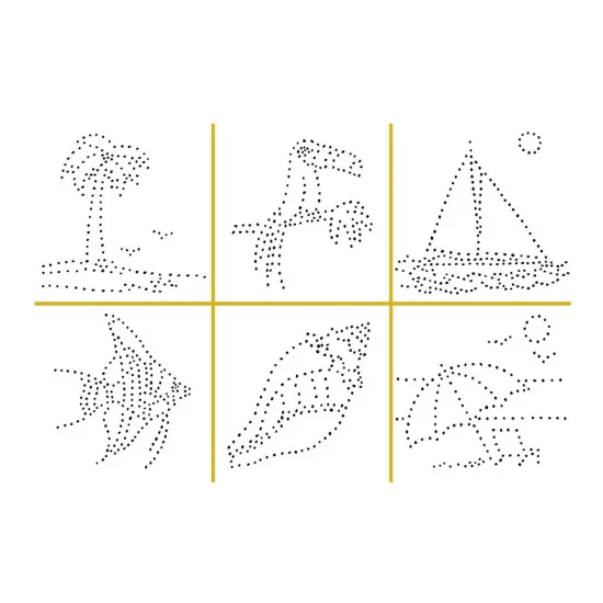 Metal Punch Group Pack - Mini Tropical Punch, Pack of 100 {1}