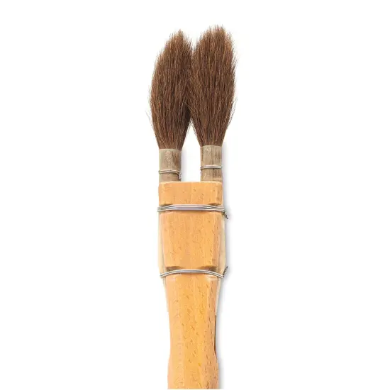 Da Vinci Double Squirrel Brush - Pointed Round, Size 1 {1}