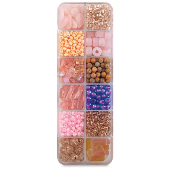 John Bead Czech Glass Bead Box Mix - Parisian Garden {1}