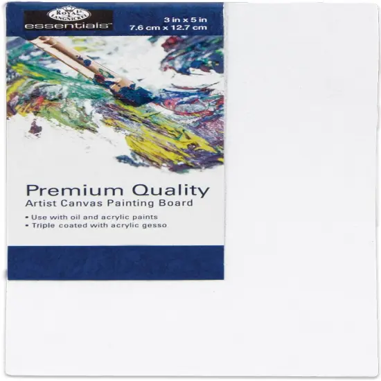 Royal Langnickel essentials(TM) Premium Canvas Board-3"x5" {1}