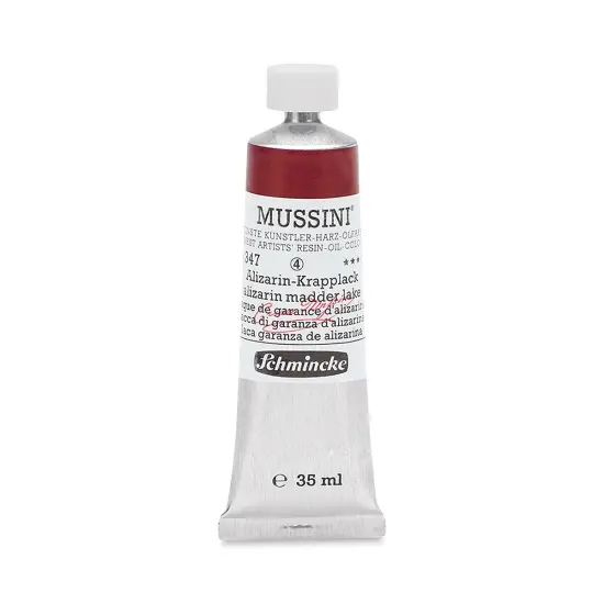 Schmincke Mussini Oil Color - Transparent, Alzarin Madder Lake, 35 ml tube {1}