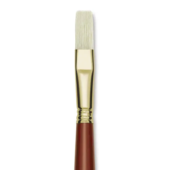 Blick Master Bristle Brush - Flat, Long Handle, Size 14 {1}