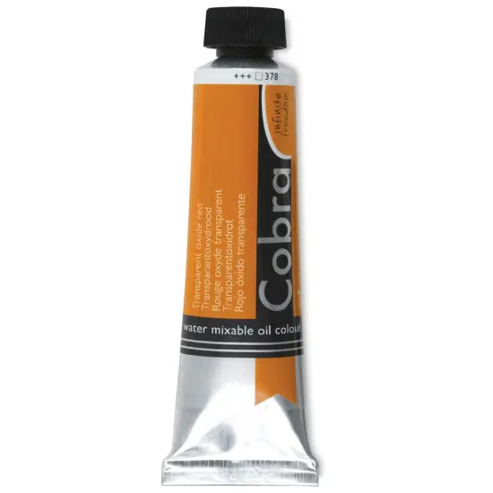 Cobra Artist Water Mixable Oil Paint - Transparent Oxide Red, 40 ml tube {1}